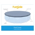 thumbnail image 2 of Funsicle 20 ft Round Above Ground Swimming Pool Cover, Gray, Adults, 2 of 5