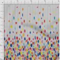 thumbnail image 1 of oneOone Polyester Lycra Fabric Chevron & Brush Stroke Panel Printed Fabric 1 Yard 56 Inch Wide, 1 of 3