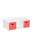 thumbnail image 1 of RiverRidge® Home 6-Cubby Storage Activity Table in White for Kids with 2-Piece Bins, 1 of 4
