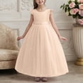 thumbnail image 1 of Robes pour Préadolescentes Robe en Tulle Sans Manches à Volants Robes d'Été pour Filles Robe Chic pour Filles Robes pour Filles Taille 10-12 Ans, 1 of 5