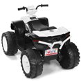 thumbnail image 4 of Patiojoy 12V Electric Kids Quad ATV Ride on Car with LED Lights& Bluetooth White, 4 of 6