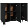 thumbnail image 5 of vidaXL Sideboard Black 90x34x80 cm Engineered Wood, 5 of 5