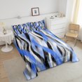 thumbnail image 4 of Erosebridal Modern Stripe Bedding Twin Comforter Set,Abstract Lines Down Comforter,Black Pink,Reversible,Lightweight,2-Piece, 4 of 7