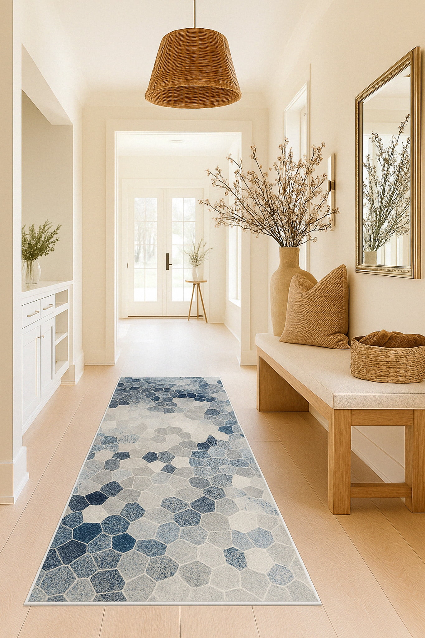 Rug Branch Havana Collection Tapis traditionnel en détresse