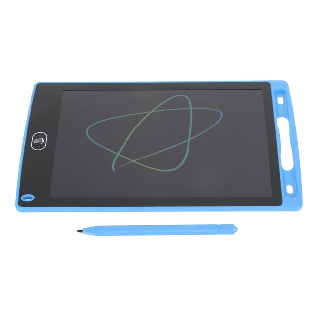 Tablette d'Écriture LCD, Tablette de Dessin Effaçable Colorée de 8,5 Pouces avec Écran LCD flexible et Cadre ABS Bleu. Comprend un Stylet Bleu Assorti. Idéale pour les Enfants comme Jouet Éducatif pour le Dessin, le Gribouillage et les Activités d'Apprentissage Préscolaire. Comprend un Bouton Effaçable et une Fonction de Verrouillage pour Prévenir la Suppression Involontaire, la Rendant Adaptée comme Tableau de Gribouillage Réutilisable.