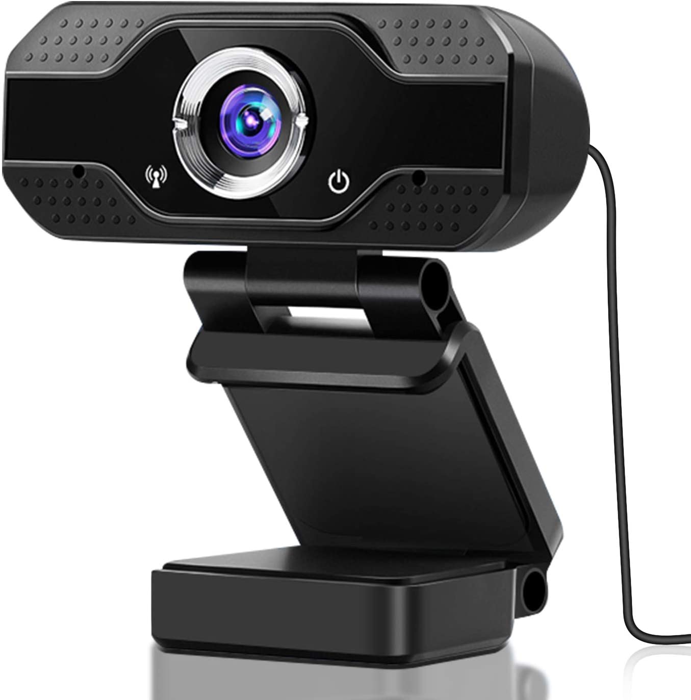 Webcam, USB Webcam with Microphone, 1080P HD Video Webcam, Streaming Computer Web Camera , for PC Laptop Desktop Video Calling