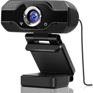 Webcam, USB Webcam avec Microphone, 1080P HD Vidéo Webcam, Caméra Web d'ordinateur en streaming , pour PC Appel vidéo pour ordinateur portable