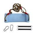 thumbnail image 2 of Swing Seat Set Trees Swing Seat with Replacement Rope Durable Rectangle Sit-on Board Swing Swing Chair for Playground Accessories Baby Kids, 2 of 8