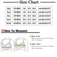 thumbnail image 3 of Styesk Front Closure Bras for Women Wireless Push Up Bra with Support No Underwire Padded Bra Full Coverage Underoutfit Bras Comfortable Sleep Everyday Bras, 3 of 3