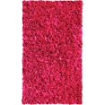 thumbnail image 2 of The Rug Market 02207A Tapis Shaggy 4 Pointes Framboise Framboise 22X34, 2 of 3