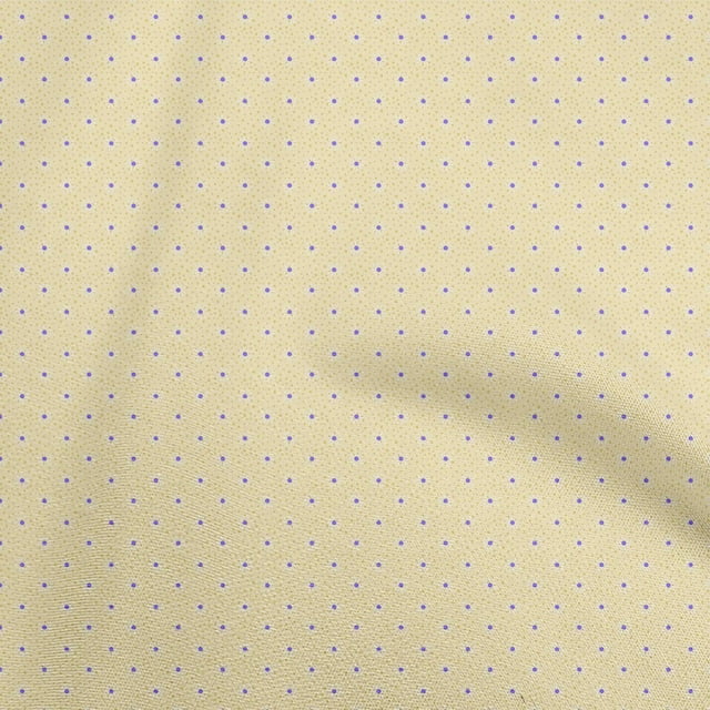 oneOone Silk Tabby Pale Yellow Fabric Kids Daisy Sewing Craft Projects Fabric Prints By Yard 42 Inch Wide
