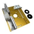 thumbnail image 3 of Amdohai Router Table Insert Plate Aluminum Alloy Wood Milling Flip Board Trimming Machine Engraving Auxiliary Tool Woodworking Benches, 3 of 8