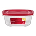thumbnail image 3 of Rubbermaid 14.66-Cup EasyStore Square Food Storage Container with Lid, 3 of 6