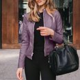 thumbnail image 2 of 2025 Veste en Molleton à Manches Longues pour Femmes, Cardigan Court à devant Ouvert, Veste pour Femmes, Veste de Complet d'Automne, Manteau, 2 of 2