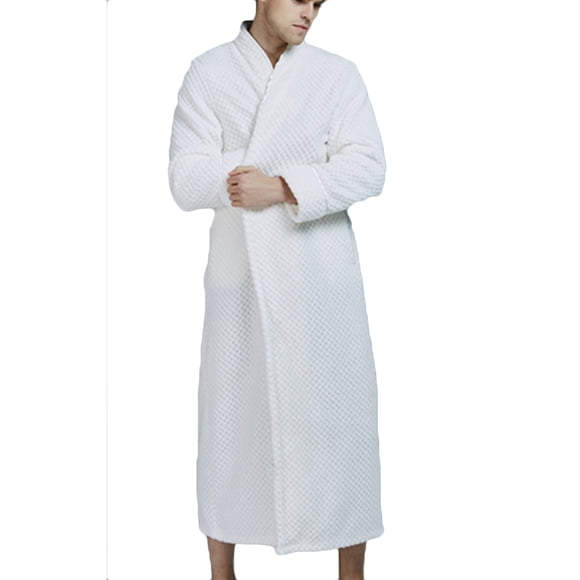 EQWLJWE Christmas Deals 2023! Unisex Fleece Winter Robes for Women Zipper Front,Womens Zipper Robes Long Length 3/4 Sleeves Loungewear Dress, Full Length Sleepwear Pockets Housecoat Nightgown Long Bathrobe
