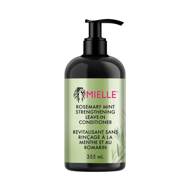 Mielle Revitalisant sans rinçage fortifiant au romarin et à la menthe – Revitalisant capillaire léger enrichi de biotine et d’extrait pur de romarin qui hydrate, démêle et aide à fortifier les cheveux