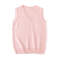 thumbnail image 1 of Hauts Sans Manches pour Femmes Hauts Décontractés pour Femmes Mode Femmes Décontracté Uni Hauts pour Dames Blouse Sans Manches Chandails à Col en V Blouses Sans Manches pour Femmes Hauts de Mode pour Femmes, 1 of 3