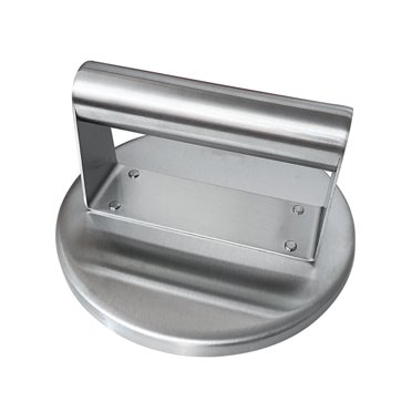 BBQ Press Burger Smasher Stainless Steel Flat Presser Meat Looser for Flatbreads