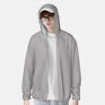 thumbnail image 2 of Lsque Gary Pattern UPF 50+ Lightweight Sun Protection Men's Women's Long Sleeve Shirt, Hoodie Performance -Medium, 2 of 7