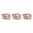 thumbnail image 2 of yingyy 1/2/3/5 Support de Baignoire de Support de Lavage Support de Rangement Durable Sans Perforation Décorations de Commodité Brosse à Dents Titulaire Rose 3PCS, 2 of 6