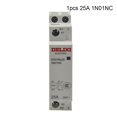 thumbnail image 1 of 1PCS 2 Pole 4 Pole 25 Amp NO//NO+ ACContactor Normally Open DIN Rail 1NO+1NC, 1 of 10