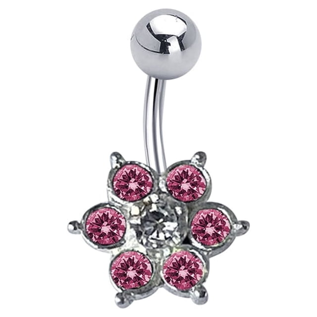 BodyJewelryOnline Belly Button Ring Navel Piercing surgical steel 14G Navel Rings Belly Piercing