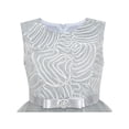 thumbnail image 4 of Robe de Demoiselle d'Honneur Enfant Grise Mariage Fête 7 Ans, 4 of 7