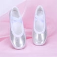 thumbnail image 2 of Children's Solid Color Dance Shoes Soft Sole Practice Shoes Elastic Laces Shaping Shoes Dance Shoes, 2 of 9
