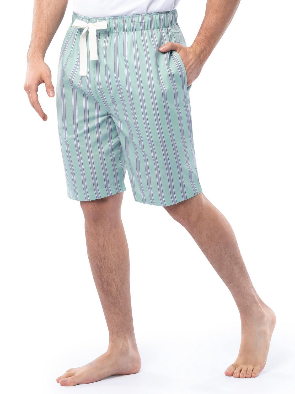 IZOD Men's Cotton Sleep and Lounge Pajama Short, green