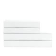 thumbnail image 2 of Opulent Ensemble de Draps en Rayonne de Bambou - Grand Lit - Blanc, 2 of 3