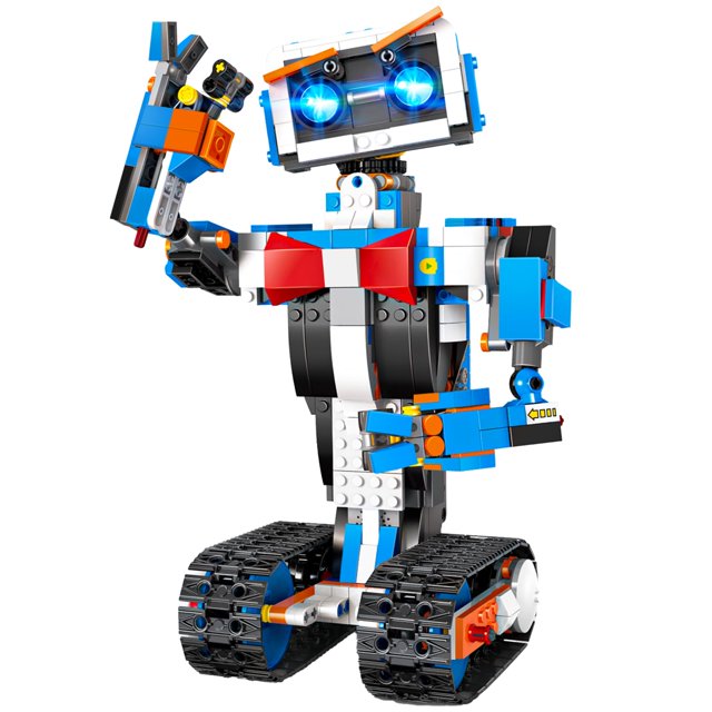 OKK Robot Building Toys for Boys, STEM Projects for Kids Ages 8-12, Remote & APP Controlled Engineering Learning Educational Coding DIY Building Kit Rechargeable Robot Toy Gif