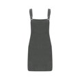 thumbnail image 4 of KIHOUT Salopette Tablier pour Femmes Été Bretelles Ajustables Robe Courte Côtelée pour Dames avec Poches, 4 of 5
