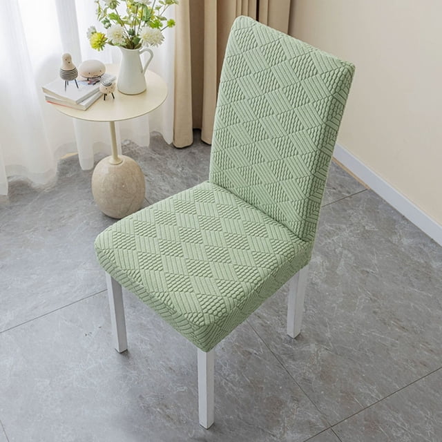 EGNMCR Home Decor, Room Decor, Wall Decor Elastic Dining Table Chair Cover Half Round Household Chair Cover Cushion Backrest One Universals Chair Flock Stools Cover Cover