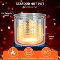 thumbnail image 2 of High-Capacity 100QT Aluminum Seafood Boil Pot Kit – Powerful 110,000 BTU Propane Igniter – Removable Strainer Basket – Ideal for Crawfish, Crab, Lobster, Shrimp, 2 of 7