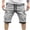 Grey, variant on FcBaudy Mens Shorts, Shorts Men Men's Casual Solid Color Casual Drawstring Pockets Elastic Sports Shorts Men Pants