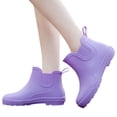 thumbnail image 3 of Women's Rain Shoes Rubber Boots with Non- Detachable Design for Outdoor Activities, 3 of 5