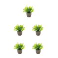 thumbnail image 1 of Decodeary Green Eco-friendly Artificial Money Tree In Pot Long-lasting Durability Realistic Appearance yellow babysbreath 5Set, 1 of 6