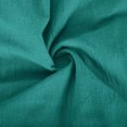 thumbnail image 5 of yoeyez Robe en Lin pour Femme Grande Taille, Robe Unie à Col en V Smockée pour Femme Longue Plissée à Manches Courtes Robes Boho Ample Fluide Robe Maxi Bleu Clair, 2TG, 5 of 5