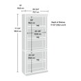 thumbnail image 4 of Bowery Hill Engineered Wood 5-Shelves Bookcase in Classic Cherry, 4 of 6