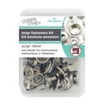 thumbnail image 1 of UNIQUE CREATIV 15 mm (0.59 in) argent Snap Fastener Kit, 15 mm (0.59 in), 1 of 3