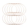 thumbnail image 1 of 10pcs Anneau de Fer DIY Capteur de Rêve Anneau Rond Accessoires Dreamcatcher (120mm), 1 of 6