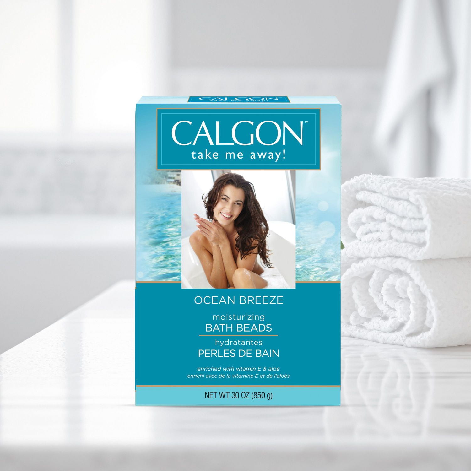 Calgon Take Me Away! Ultra Moisturizing Ocean Breeze Bath Beads