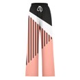 thumbnail image 4 of Pants for Women, Womens Fashionable Striped Printed Drawstring Wide Leg Pants, 4 of 4