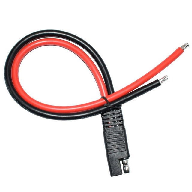 HLONK 36 V Automotive Solar Cell Extension Cable Charger Plug Power Cord SAE Connectors Car Supply