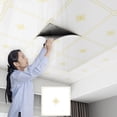 thumbnail image 4 of relayinert Waterproof 30x30cm Ceiling Panels Easy To Clean High-Density PVC Foam Suited For Home Interiors Very Artistic type+2, 4 of 6