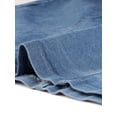 thumbnail image 5 of INSPIRE CHIC Robe en Denim à Boutons pour Femme Sans Manches à Encolure Cœur Robes en Jean Bleu Pâle L, 5 of 5