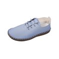 thumbnail image 1 of Chaussures Décontractées pour Femmes, Couleur Unie, à Lacets, Talon Plat, Semelle Souple, Bout Rond, Chaussures Simples, 1 of 9