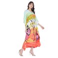 thumbnail image 3 of Robe Maxi pour Femmes en Polyester, Caftans, Robe Ample, Grande Taille, Manches Kimono, Long Kaftan, Robes de Soirée, Kaftan Décontracté d'Été, 3 of 6
