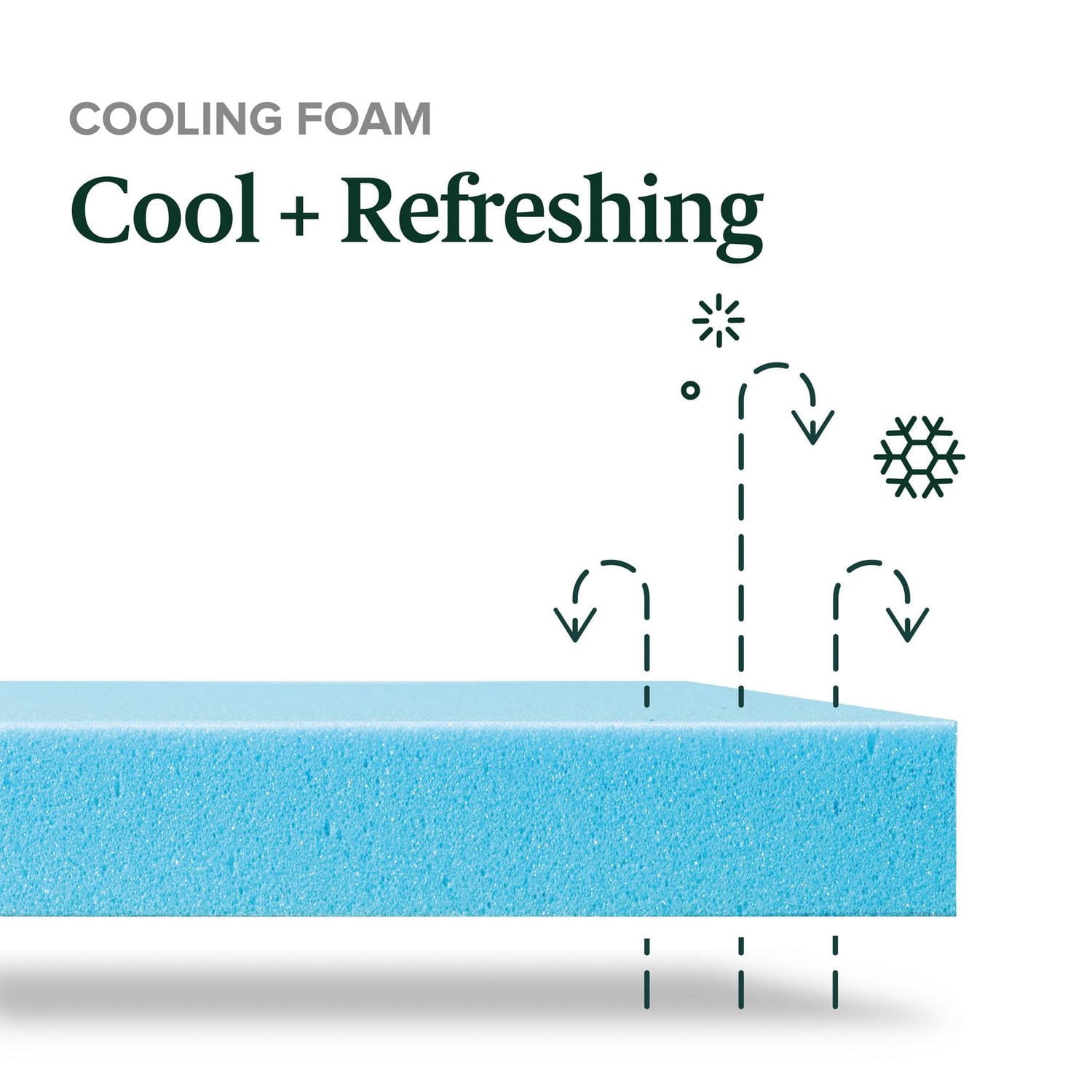 Matelas en mousse à mémoire de forme Zinus Green Tea de 10 pouces