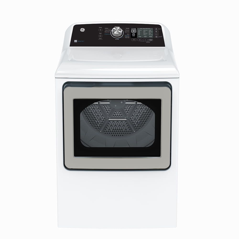 GE 7.4 cu.ft. Top Load Gas Dryer with SaniFresh Cycle White - GTD68GBMRWS